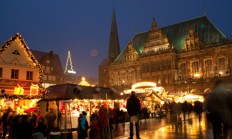 Schoolreis Bremen kerstmarkt
